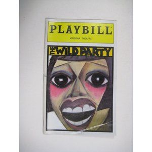 Eartha Kitt The Wild Party Toni Collette Mandy Patinkin 2000 Lachiusa Playbill